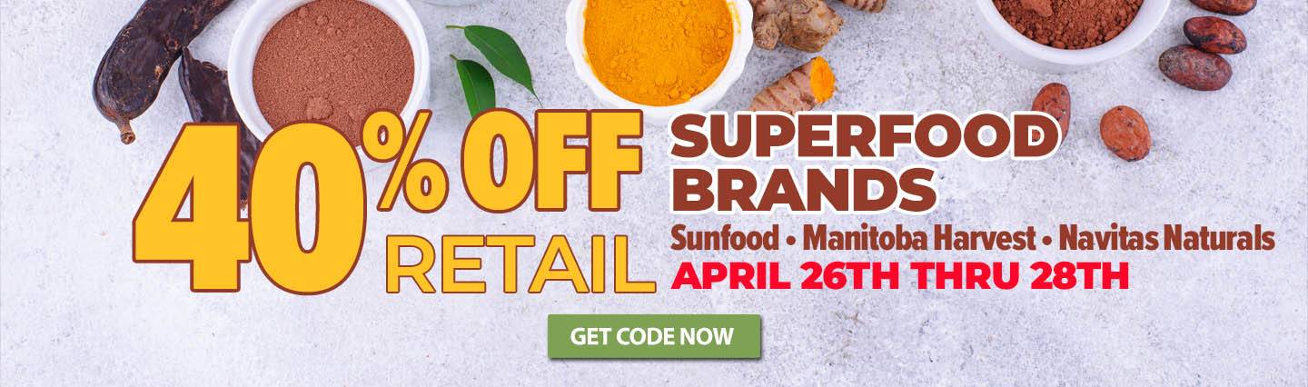 40% Off Superfood products