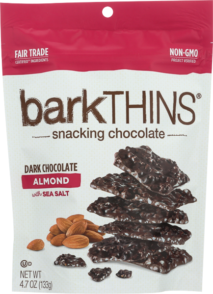 Bark Thins Snacking Dark Chocolate - Peanut with Sea Salt - Case