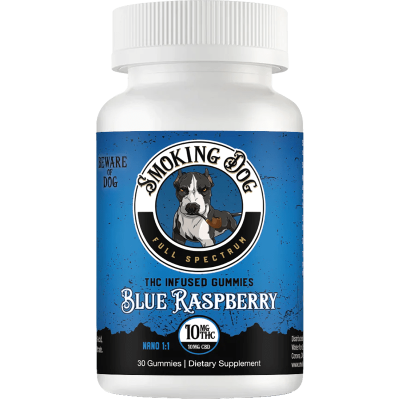 Full Spectrum THC Infused Gummies Blue Raspberry