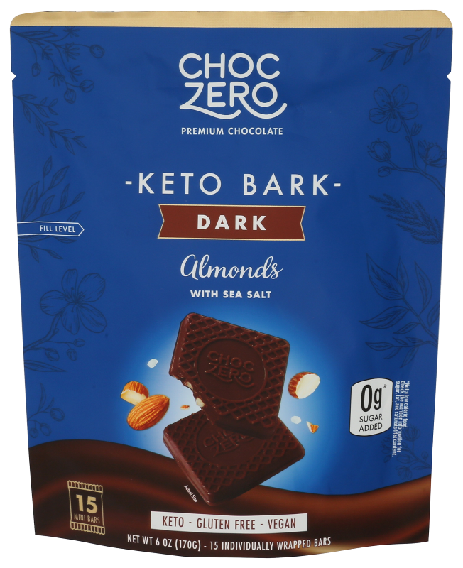 Dark Chocolate Almond Keto Bark