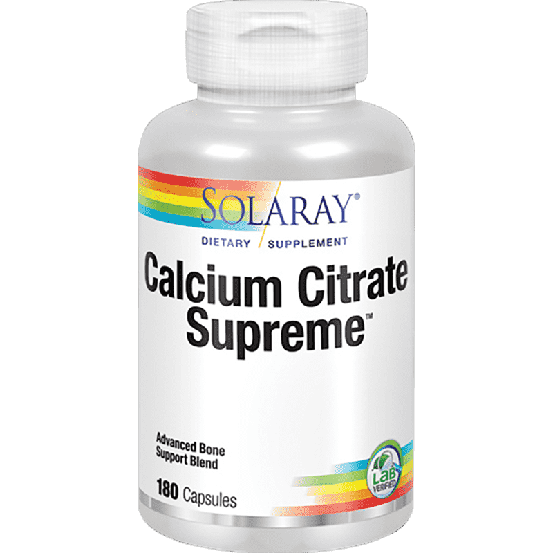 Solaray Calcium Citrate Supreme Advanced Bone Support Blend