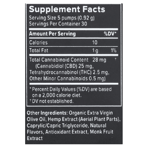 Plus CBD Reserve Lemon Ginger 25mg CBD 2.5mg THC