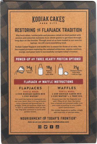 kingrecipe Raspberry Lemon Power Cakes Flapjack & Waffle Mix | Kodiak®