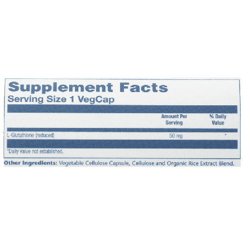 l glutathione 50 mg Swanson Vitamins Setria Glutathione 50 mg Chewable Tablets main image 0