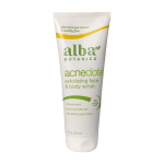 alba botanica face and body scrub acnedote bottle 8 oz