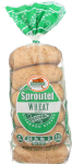 Organic Whole Grain Bagels With Sprouted Wheat