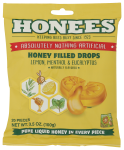 Honees Honey Lemon Menthol Eucalyptus Drops
