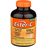 american health ester-c 500mg citrus bioflavonoids 240 vcaps 500 mg