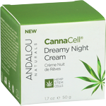 andalou naturals cannacell dreamy night cream 1.7 oz