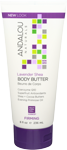 andalou naturals lavender shea body butter jar 8 oz