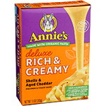 Deluxe Rich & Creamy Shells & Aged Cheddar Macaroni & Cheese Sauce