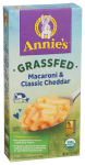 annie's homegrown organic grass fed classic mild cheddar macaroni and cheese 6 oz