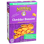 annie's homegrown cheddar bunnies baked snack crackers box 7.5 oz