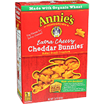 annies homegrown extra cheesy cheddar bunnies baked snack crackers 7.5 oz
