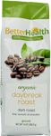 better health coffee organic daybreak roast ground 10 oz