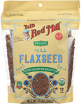 bob's red mill organic whole flaxseed 13 oz