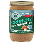 cadia crunchy almond butter 16 oz