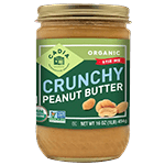 cadia crunchy peanut butter organic 16 oz