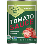 cadia organic tomato sauce can 15 oz