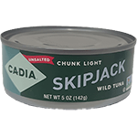 Skipjack Tuna Chunk Light Unsalted Wild Tuna