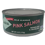 Wild Alaskan Pink Salmon Unsalted Boneless & Skinless
