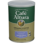 Fair Trade Ground Medium Roast Coffee Oganic Regular Decaf