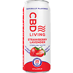 Strawberry Lavender CBD Sparkling Water
