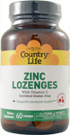 Country Life Zinc Lozenges Cherry Flavor 60 Lozenges