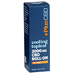 +Plus CBD Cooling Topical THC Free 2,000mg CBD Roll-On