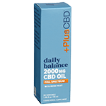 Plus CBD Daily Balance CBD Oil Full Spectrum with Monk Fruit
