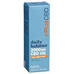 Plus CBD Daily Balance Full Spectrum CBD Oil Peppermint