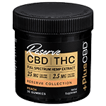 Plus CBD Reserve Peach 25 mg CBD 2.5 mg THC