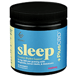 +Plus CBD Sleep Gummies Raspberry 10 mg