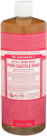 dr bronners liquid soap castile rose 32 oz