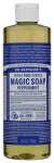dr. bronner's hemp peppermint pure castile soap 16 oz