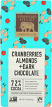 Dark Chocolate with Cranberries & Almonds 72% Cocoa