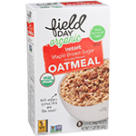 Organic Instant Maple Brown Sugar Oatmeal