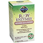 Raw Enzymes Women 50 & Wiser 90 Capsules