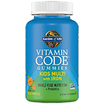 Vitamin Code Kids Multi + Iron Gummies Orange