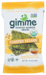 gimme organic toasted sesame premium roasted seaweed .35 oz