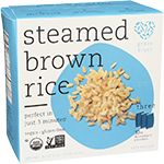 Organic Steamed Brown Rice Whole Grain GF