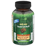 Only One Liquid-Gel Multi With Iron