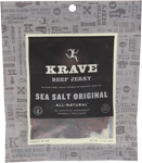 krave gourmet beef cuts oven roasted sea salt original 2.70 oz