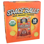 Real Organic Cheddar Space Balls Snack Box