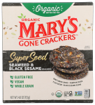 Organic Seaweed & Black Sesame Super Seed Crackers
