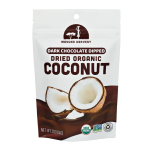 Organic Dried Coconut Dipped in Dark Chocolate
