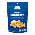 Organic Dry Roasted Cashews with Sea Salt