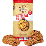 Vegan Oatmeal Raisin Cookies