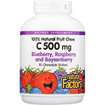 C 500 Mg Fruit-Flavor Chew