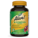 Natures Way Alive! B-Complex Gummies Cherry 60 Gummies